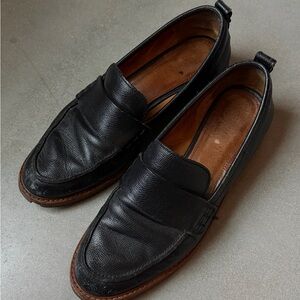 Coach Black Leather Loafers
